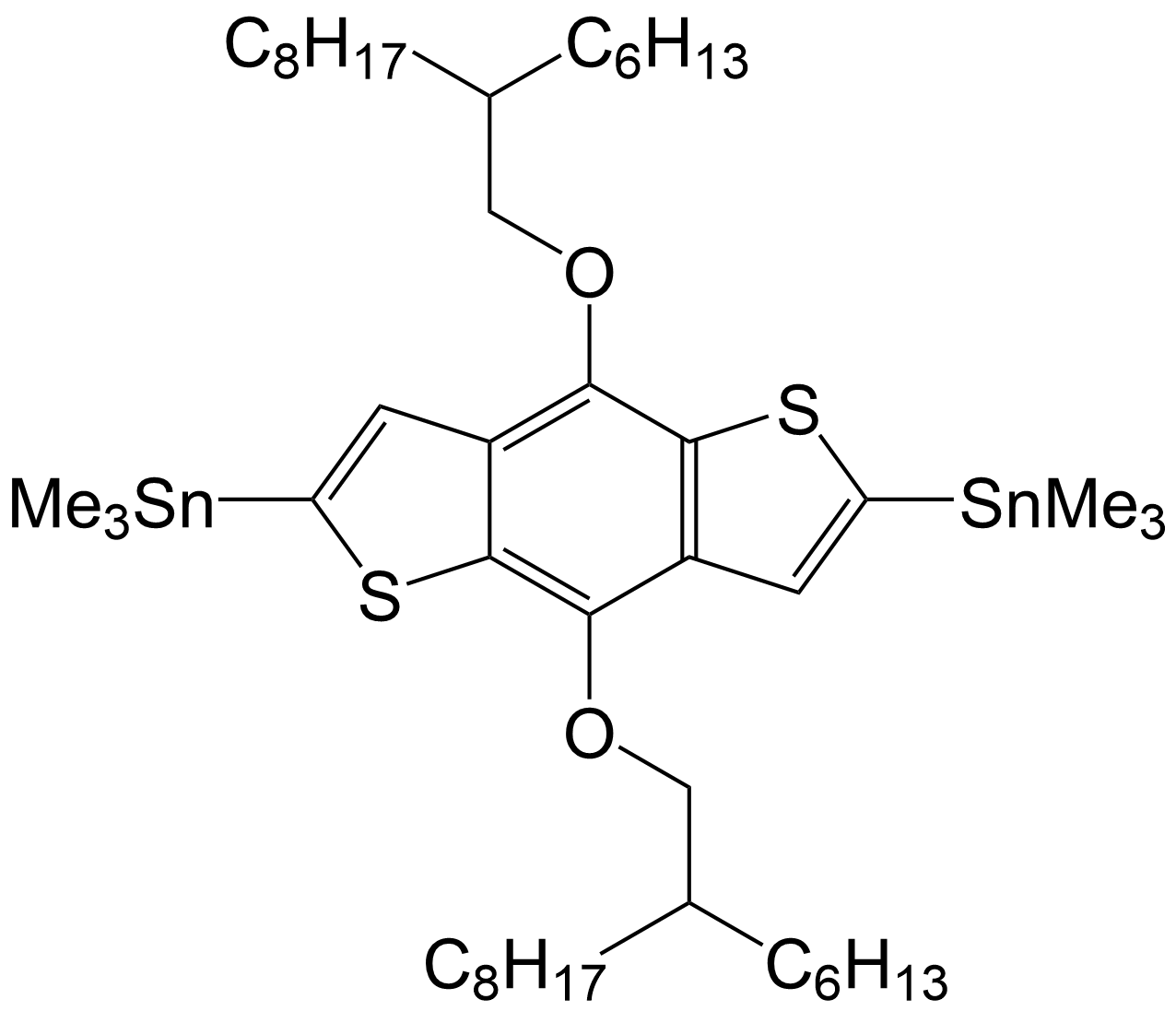 (4,8-bis((2-hexyldecyl)oxy)benzo[1,2-b:4,5-b']dithiophene-2,6-diyl)bis(trimethylstannane)/1254985-74-4
